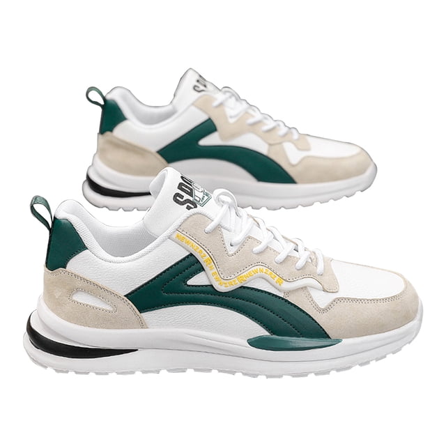 Zapatos casuales Wdftyju para correr Hombres soporte para el arco (44) Gree White