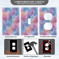 thumbnail image 3 of Light Switch Cover Switch Plate Outlet Cover Plug Cover for Electrical Duplex Outlets Watercolor Powder Blue Pattern, 3 of 6