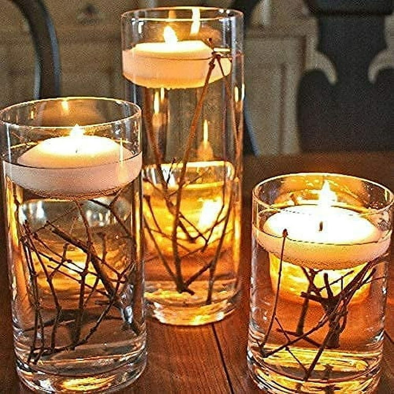Flower Floating Wicks for Parties and Holidays, Floating Candles, Oil  Candles, Multipurpose Floating Candles, Replacement Wicks, ExLong Candle  Wicks
