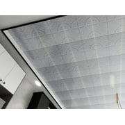 Art3d 12-Pack Glue-up or Lay in Ceiling Tile, 2ft x 2ft PVC Ceiling Tiles 3D Fancy Classic Style in White