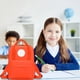 thumbnail image 4 of Mochila escolar para niños | Mochila de nailon resistente al agua con múltiples bolsillos | Correas ajustables para niños y niñas | Mochila para estudiantes de primaria, 4 of 9