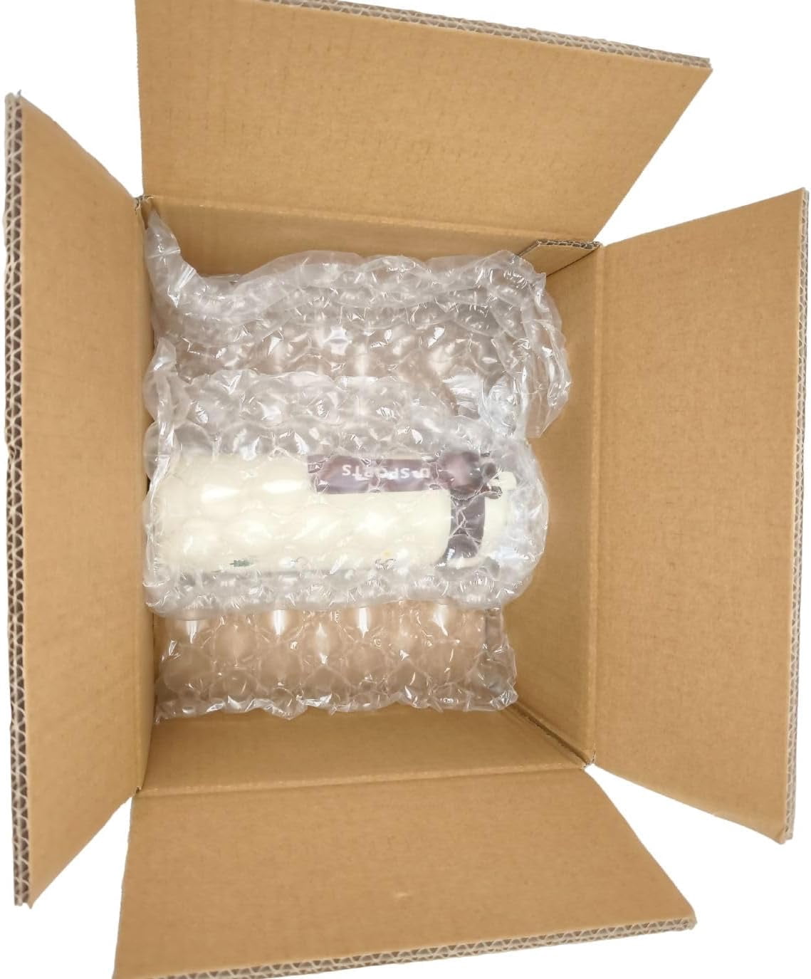 Nylon-Enriched HDPE+PA Bubble Pillow Film Roll – 1000ft x 16" x 12", Perforated Every 12", Air Cushion Packing Material for Shipping, Moving, Improved Barrier, Thicker & Long-Lasting
