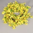 thumbnail image 1 of BESTYASH 1Ud Guirnalda De Flores Artificiales Con Nido De Pájaro En Color Amarillo Para En Casa, 1 of 8