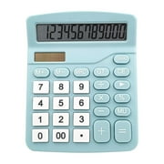 Desk Calculator Large Display Calculator Dual-Power Handheld Desk Calculator with 12 Digit Large Lcd Display for Students & Kids