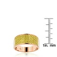 thumbnail image 3 of Mens Unique Designer 10K Yellow 1.6 Ctw Diamond Wedding Band For Him (Rose Gold Size 11.5), 3 of 3