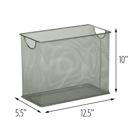 Honey Can Do Table Top Hanging File Organizer Silver Com Honey Can Do Table Top Hanging File