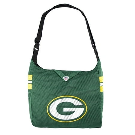 Nfl Team Fabric - NFL Green Bay Packers Team Jersey Tote Bag Cross Fabric Bag Teal Green