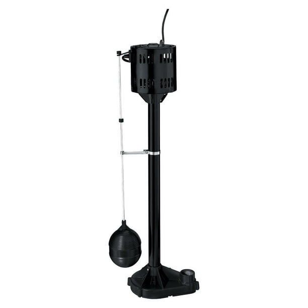 Flotec 1/3 hp 3000 gph Thermoplastic Submersible Pedestal Sump Pump