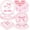 Pinkbow, variant on Cherry Birthday Decorations, 120Pcs She's The Cherry On Top Party Plates Napkin Cups for Cherr y Theme Girl Birthday Baby Shower Party Decorations-Serves 24