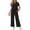 Black, variant on 2 Piece Sets for Women Summer Matching Lounge Sets Casual Airport Travel Vacation Outfits