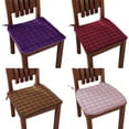 thumbnail image 1 of SPRING PARK Thick Chair Seat Pad Tie On Cushions Dining Garden Kitchen Square Floor Pads, 1 of 7