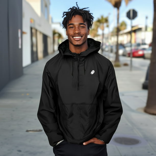 Dalix Ghost Pullover Jacket Lightweight Windbreaker Outdoor
