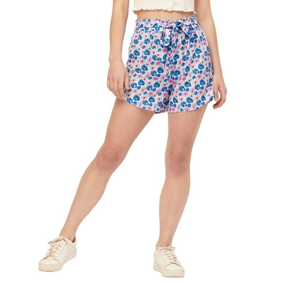 Moomaya Stylish Printed Women's Shorts - Regular Fit Casual Summer Shorts