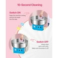 thumbnail image 2 of KFFKFF Electric Cotton Candy Machine, 1000W Commercial Floss Maker with 20.5-Inch Stainless Steel Bowl, Sugar Scoop, and Storage Drawer, Ideal for Home Use, Kids' Parties, and Family Gatherings, Blue, 2 of 9