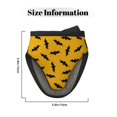thumbnail image 4 of halloween black bats yellow Oven Mitts Heat Resistant, Soft Lining Silicone Mini Oven Mitts with HangingLoop, Kitchen Oven Gloves Heat Resistant 500℉ for Cooking Baking Microwave, 4 of 7