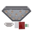 thumbnail image 1 of Lámpara de paso Solar, botón de luz cálida, Control de Sensor de luz IP67, luces LED impermeables para escaleras para valla, cubierta, porche de jardín, 1 of 15