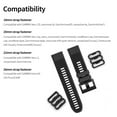 thumbnail image 3 of TFixol 10Pcs 18mm Silicone Replacement Secure Rings Watch Strap Fasteners Band Keepers Strap Loops Compatible with GARMIN Watch, White, 3 of 8