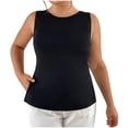thumbnail image 1 of Débardeur Ample Sans Manches pour Femmes Grande Taille Col Rond Décontracté Été Confortable, 1 of 7
