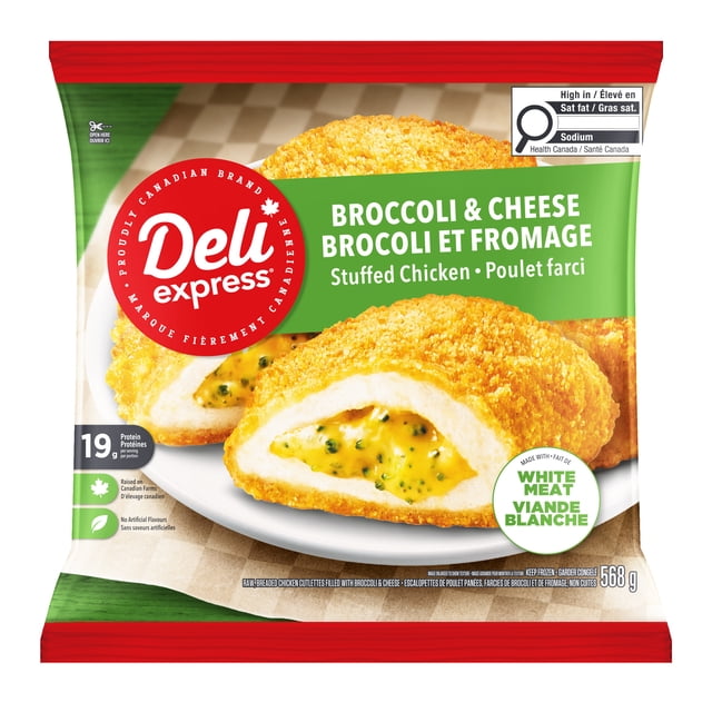 Deli Express Stuffed Chicken with Broccoli & Cheese, 568 g