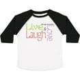 thumbnail image 3 of Inktastic Live, Laugh, Love Boys Toddler T-Shirt, 3 of 5