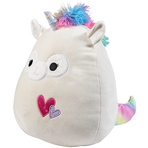 Squishmallow 12 "Kate The Llamacorn Plush - Pascua oficial Kellytoy - ONU suave y blando Squishmallow Squishmallow