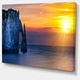 thumbnail image 2 of Etretat Cliff Normandy Panorama - Large Seashore Canvas Wall Art, 2 of 4