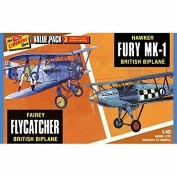 Lindberg Fairey Flycatcher Hawker Fury 2PK, LND441