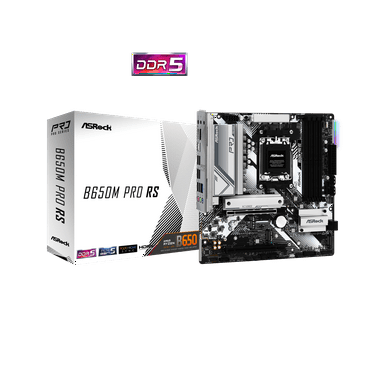 ASRock B650M PRO RS AM5 AMD B650 Micro ATX Motherboard