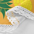 thumbnail image 4 of Coolnut 60" Orange Color Pineapple Outdoor Round Tablecloth, Waterproof Stain-Resistant Non-Slip Circular Tablecloth with Umbrella Hole and Zipper for Tabletop Backyard Party BBQ Decor, 4 of 7