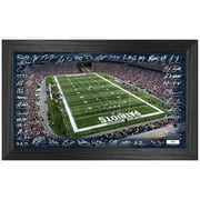 Highland Mint  New England Patriots 12" x 20" 2023 Signature Gridiron Panoramic Framed Photo