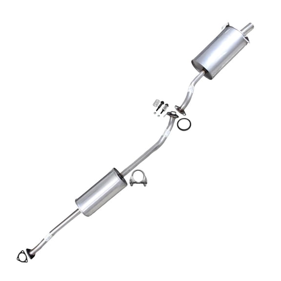 Northeastern Exhaust Resonator & Muffler Kit Fits 2007-2009 Honda CR-V 2.4L - Direct Fit | Stainless Steel Exhaust System Kit