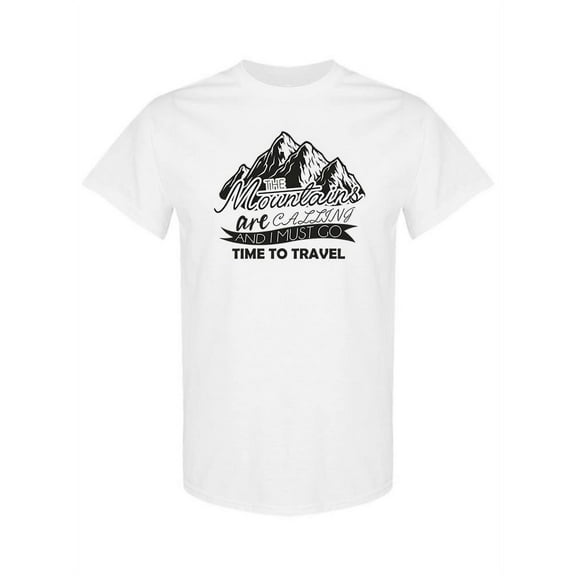 Mountains Are Calling T-Shirt Women -SPIdeals Designs, Female Small