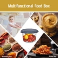 thumbnail image 4 of Contenedor de Aderezo para Ensaladas Material Pequeño de Grado Alimenticio Caja de Salsa Transparente Contenedores Fiambrera de Silicona Caja de Embalaje con Tarro de Contenedor ANGGREK Otros, 4 of 8