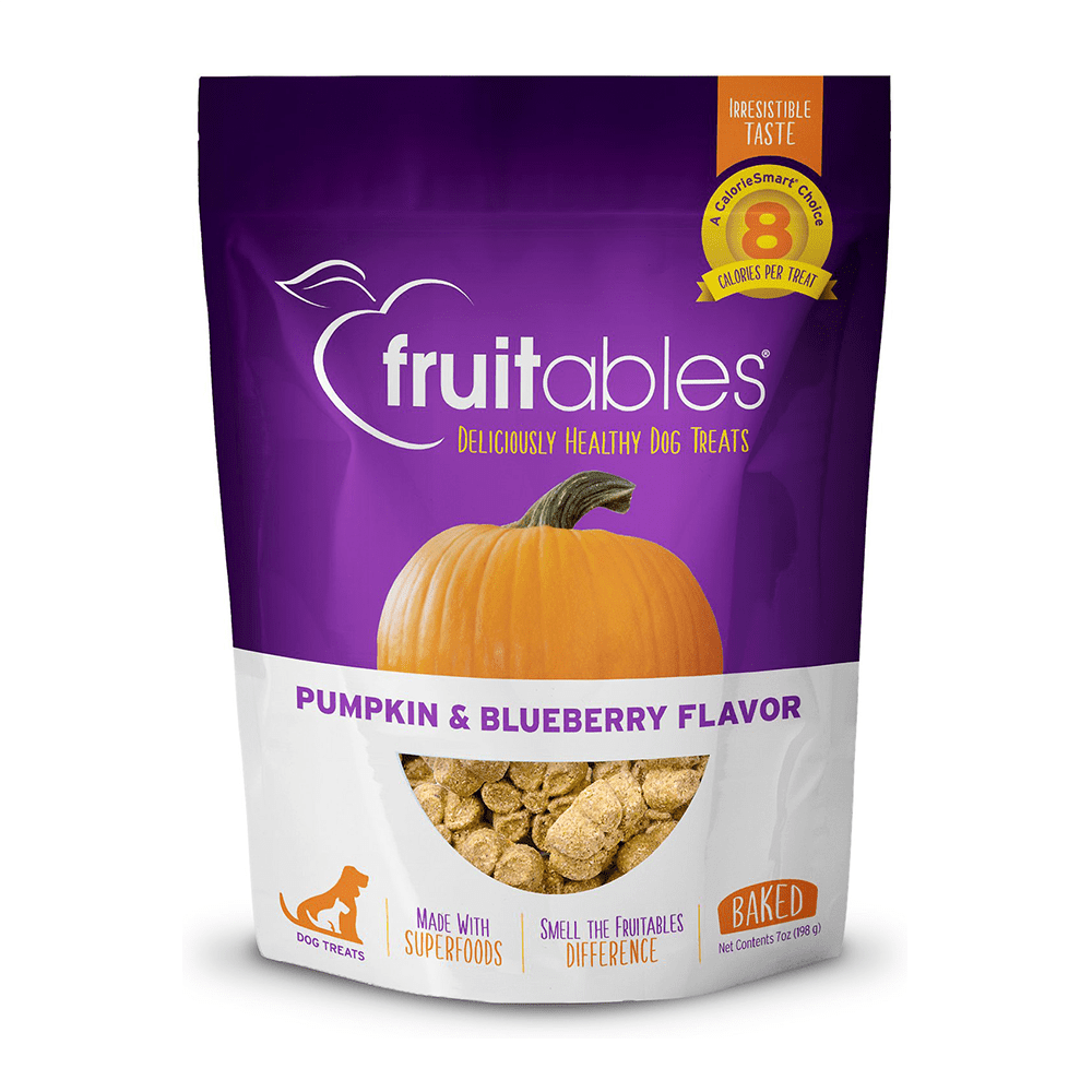 Fruitables Baked Dog Treats Pumpkin Treats for Dogs Healthy Low