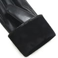 thumbnail image 7 of Winter Black Women's Gloves PU Leather Keep Warm Touch Screen Windproof Driving Guantes Autumn Business Female Guantes (Black,One Size), 7 of 7