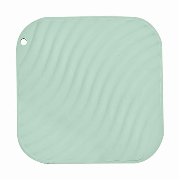 Square Food Safe Silicone Table Mat Heat Resistant Non Easy Clean Dining Table Decor Placemat