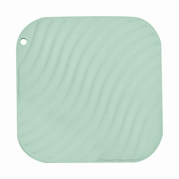 Manteles Individuales Cuadrados De Silicona Para Mesas De Comedor Domésticas Con Un Acabado De Alta Gama. El Mantel De Silicona Es Térmico Y Aislante Del Calor