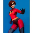 thumbnail image 2 of Disfraz de Elastigirl de Los Increíbles 2 para Halloween, disfraz de superhéroe Zentai, mono femenino para adultos y niños, 2 of 4