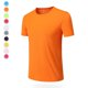 thumbnail image 4 of pstuiky camisetas de hombre, Blusa deportiva informal de color liso con cuello redondo y manga corta elástica para hombre camisetas de hombre s, 4 of 7