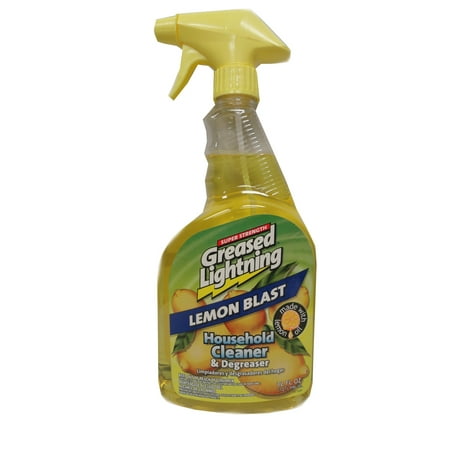 Greased Lighting Lemon Blast Household Cleaner and Degreaser 32 (Best Cleaning Product For Kitchen Grease)