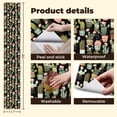 thumbnail image 5 of Peel and Stick Wallpaper Cactus Succulent Pink Flowers Black Desert Western Wall Mural 17.7in x 9.8ft Self Adhesive Removable Wall Paper Renter Friendly Wallpaper for Nursery Bedroom Cabinets, 5 of 8