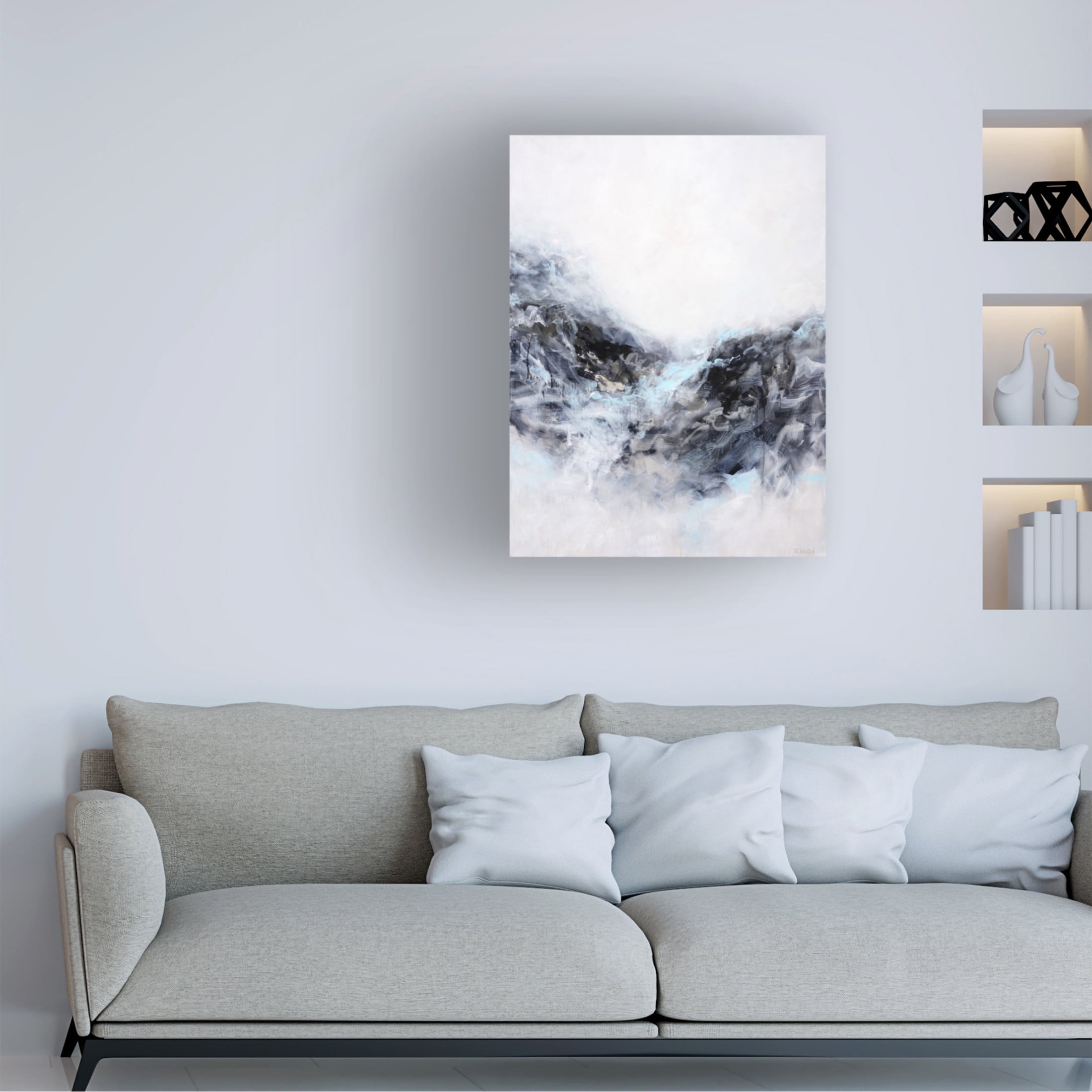 Trademark Fine Art Francoise Wattre Ebb and Flow Canvas Wall Art