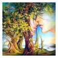 thumbnail image 1 of Arbre Amoureux DIY Rond Pleine Perceuse DIY Peinture Diamant, 1 of 3