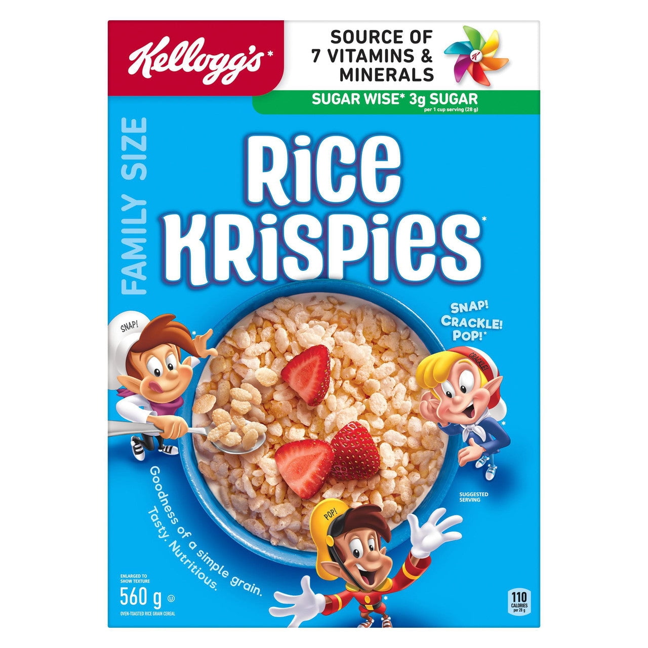 Kellogg's, Rice Krispies Cereal, 560g/19.6 oz - Walmart.com