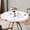 Style 2, variant on Tcwhniev Round Tablecloth for 40inch Diameter, Wipeable Polyester Table Cover, Elastic Edge, Decorative Table Cloths for Indoor or Outdoor