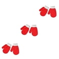 thumbnail image 1 of Manoplas Minnieouse para niños Calentadores de manos exteriores Rojo brillante, 1 of 6