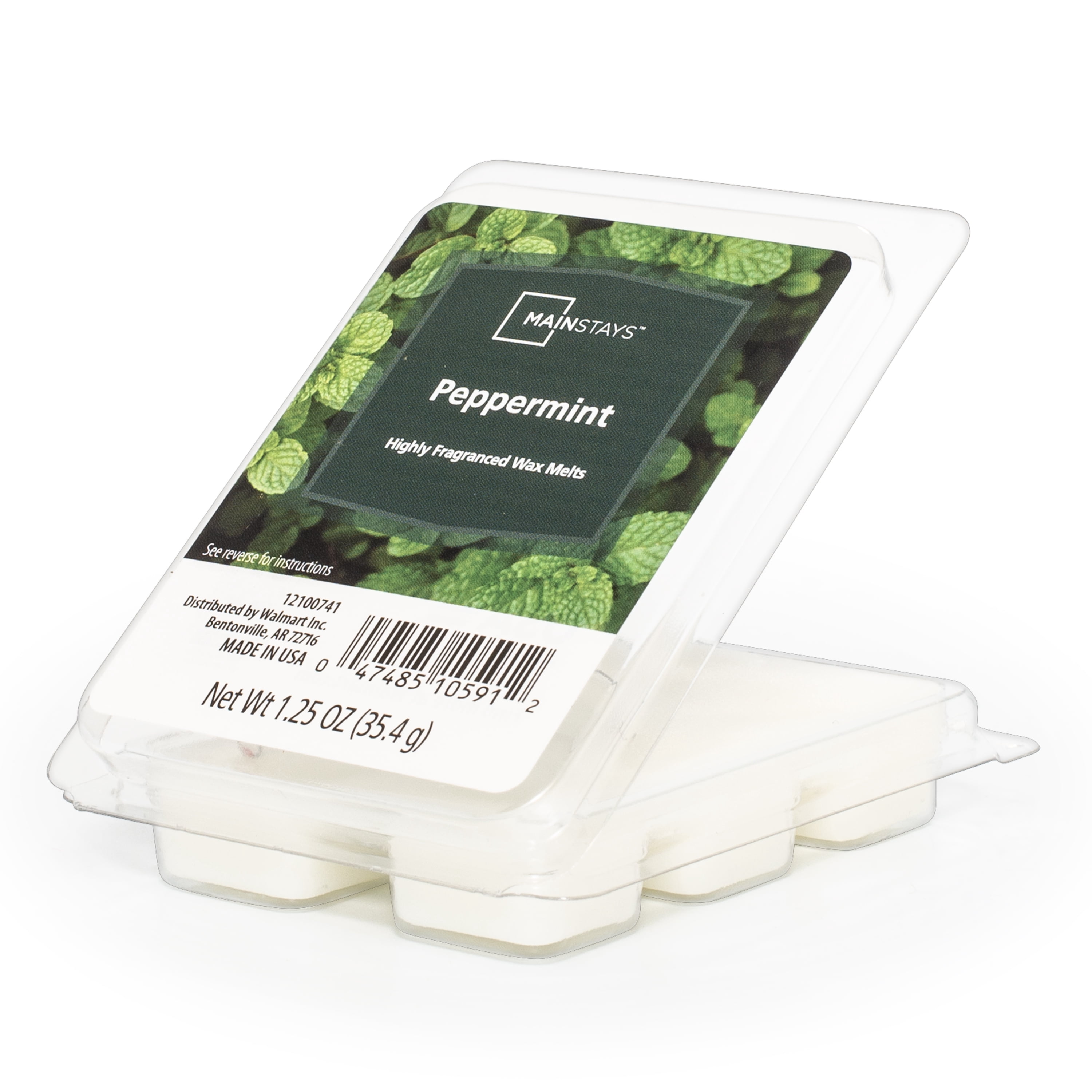 Mainstays Peppermint Scented Wax Melts, 1.25 oz