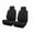 Black 2 seat, variant on AUTO PLUS Universal Fabric Car Seat Covers Fit For Most Car SUV Truck Van Car Accessories Interior Seat Covers Car
