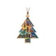 thumbnail image 2 of Wmhnj Adorno de madera para rbol de Navidad con diseño acrlico para decoracin del hogar, la oficina o el coche, 1 pieza de decoracin navideña colgante, 2 of 3