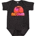 thumbnail image 3 of Inktastic Pink Aloha Palm Girls Baby Bodysuit, 3 of 5